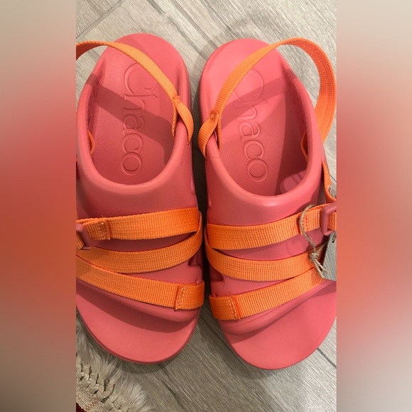 Chaco Kids' Chillos Darling Sport Sandal Rose SZ 5 - Picture 7 of 10